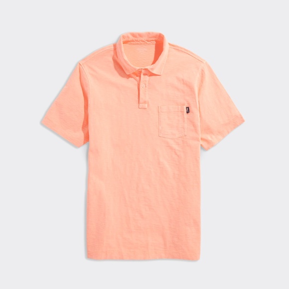 Vineyard Vines Surf Side Pocket Polo 'Papaya Passion' 1G011053-0771 - Picture 1 of 4